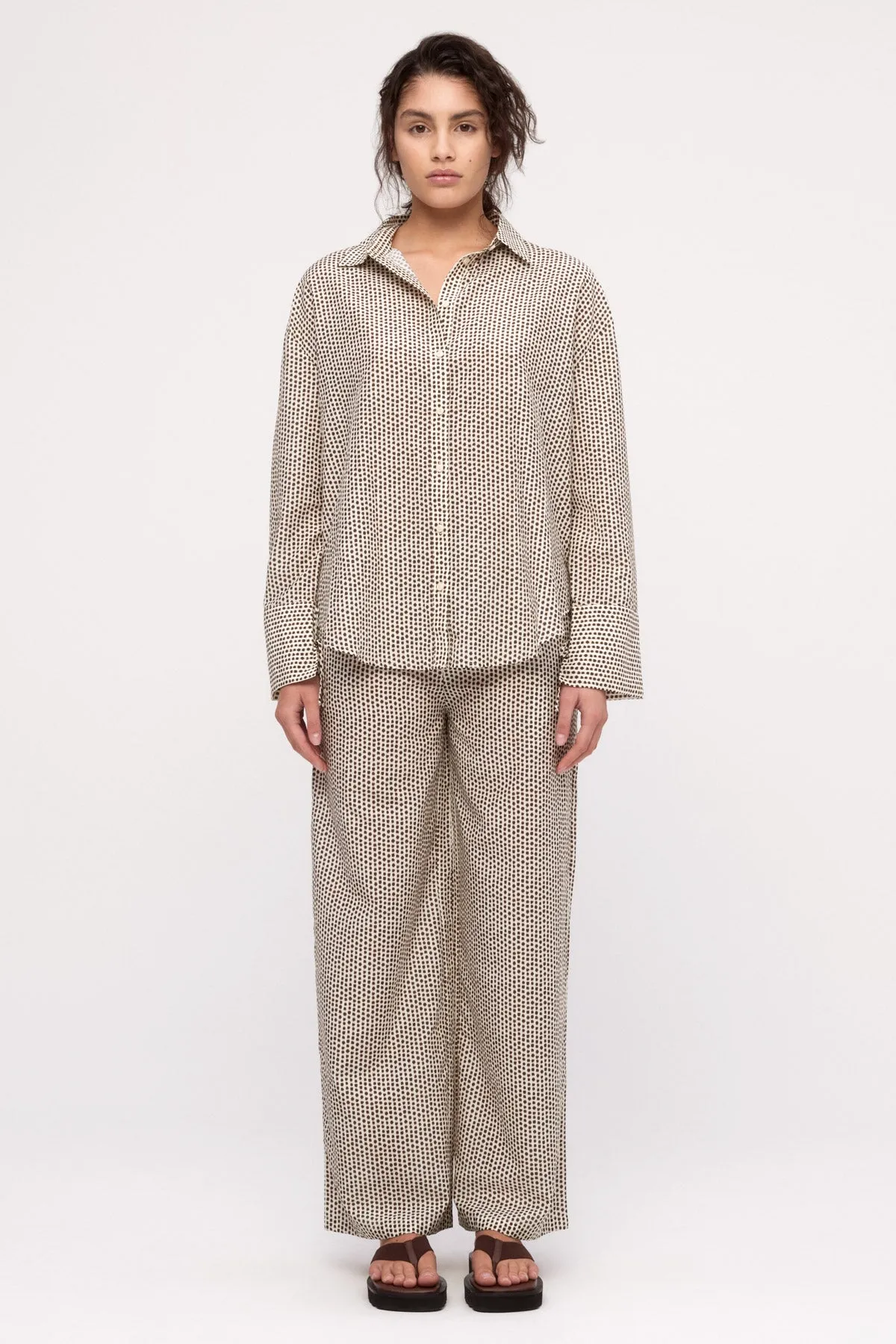 Cotton Silk Shirt - Natural Spot sold by Zulu and Zephyr product image thumbnail 4