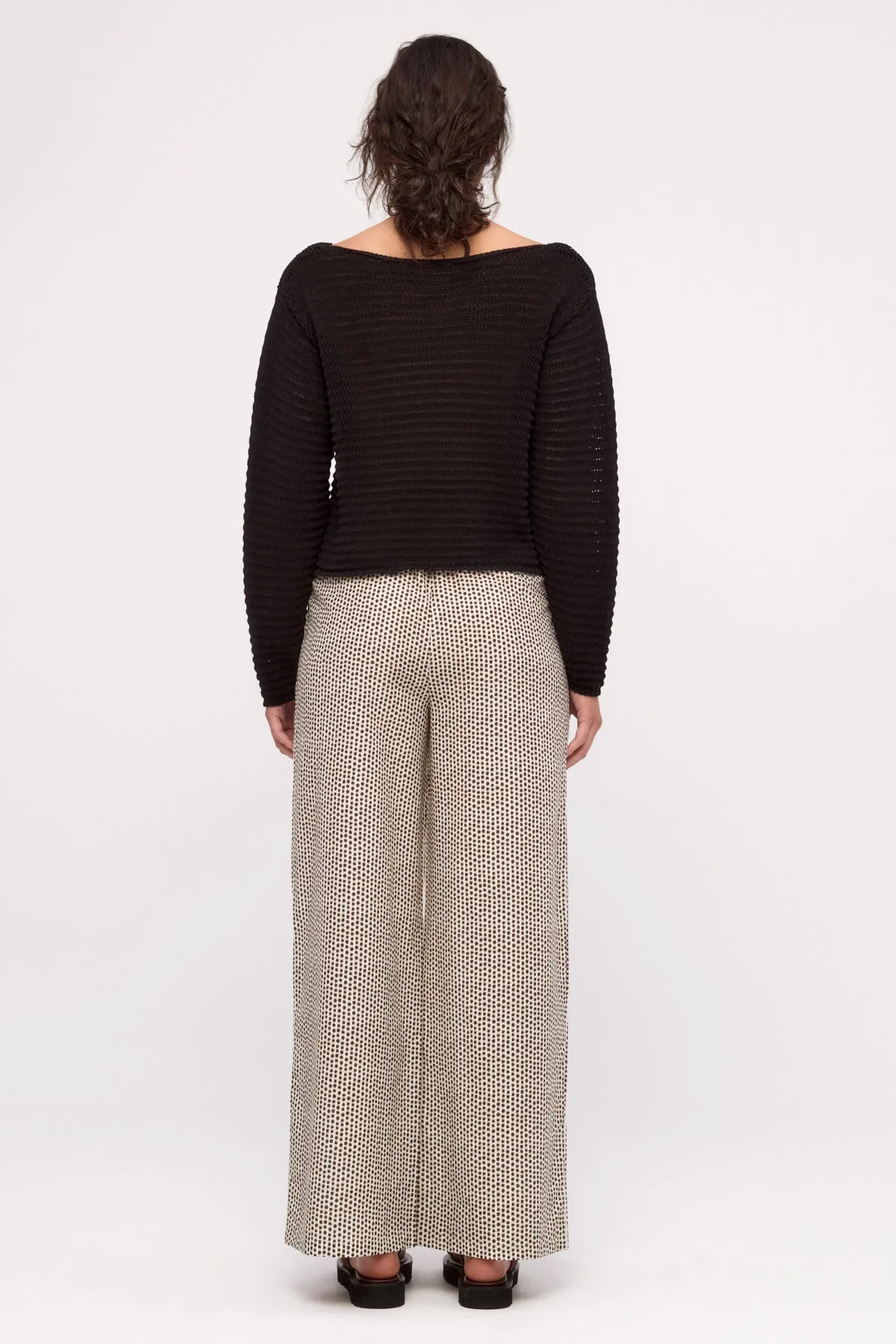 Cotton Lattice Knit Top - Black sold by Zulu and Zephyr product image thumbnail 5