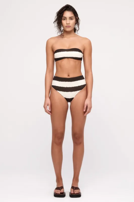 Waisted Full Brief - Tie Dye Stripe sold by Zulu and Zephyr