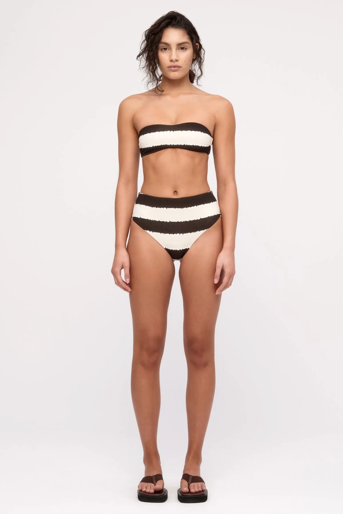 Waisted Full Brief - Tie Dye Stripe sold by Zulu and Zephyr