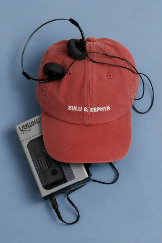 Zulu & Zephyr Canvas Cap - Red made by Zulu and Zephyr