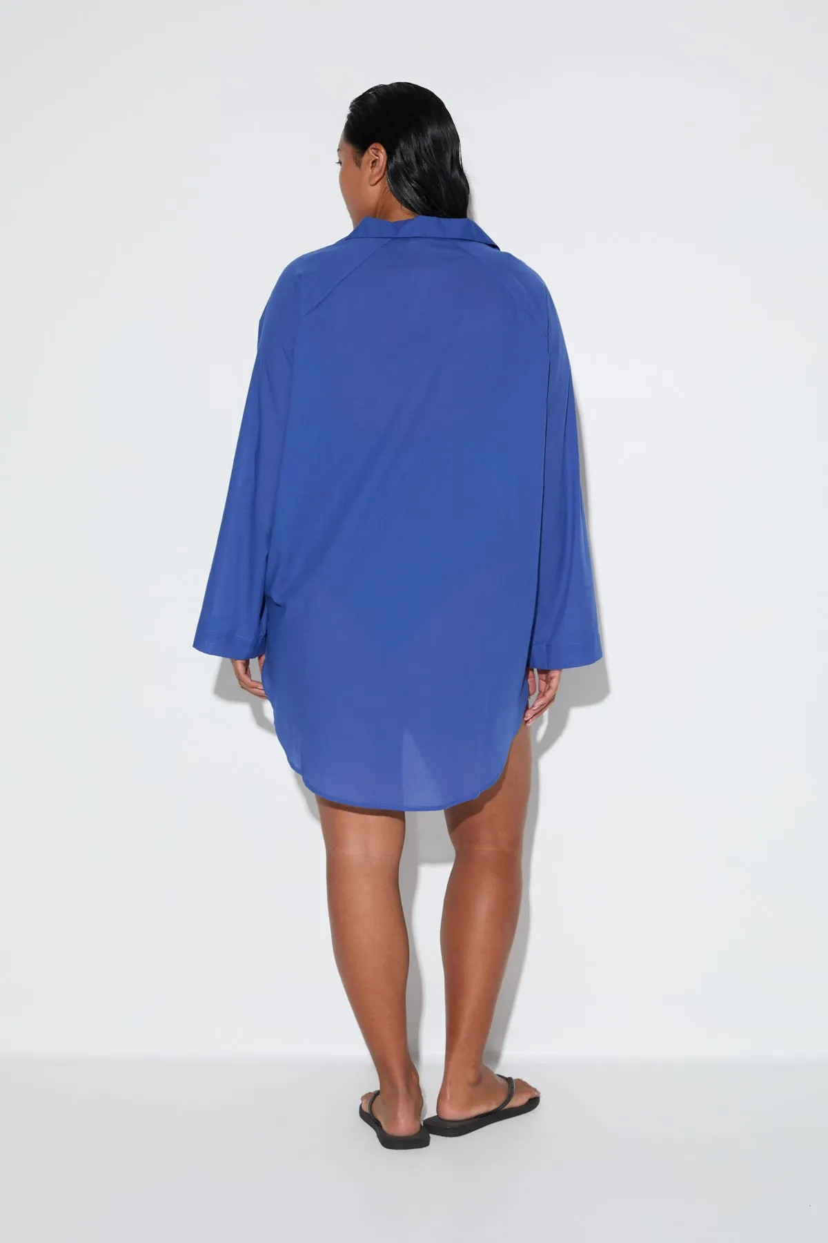 Signature Cotton Shirt - Pacific Blue sold by Zulu and Zephyr product image thumbnail 5