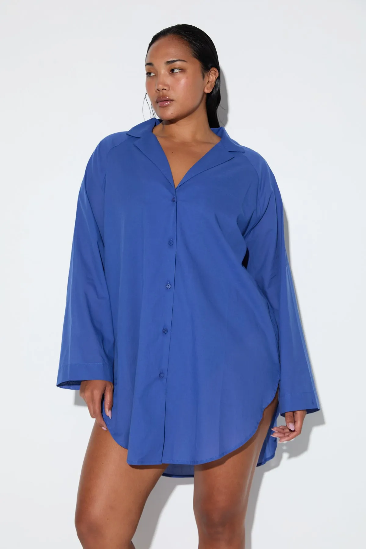 Signature Cotton Shirt - Pacific Blue sold by Zulu and Zephyr product image thumbnail 3