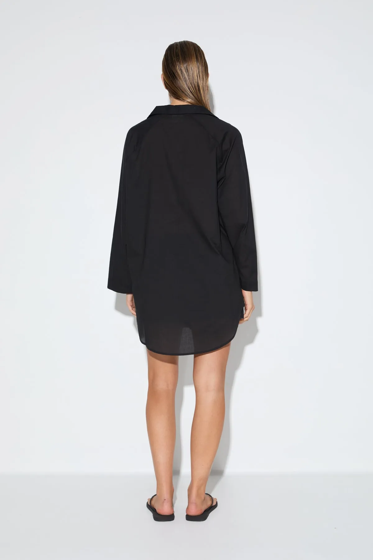 Signature Cotton Shirt - Black sold by Zulu and Zephyr product image thumbnail 5