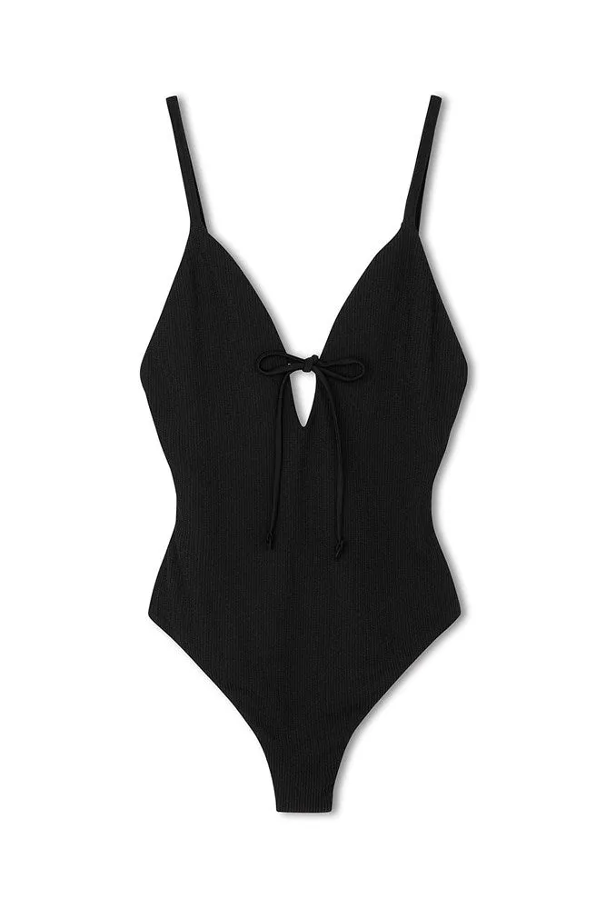 Black Textured One Piece sold by Zulu and Zephyr