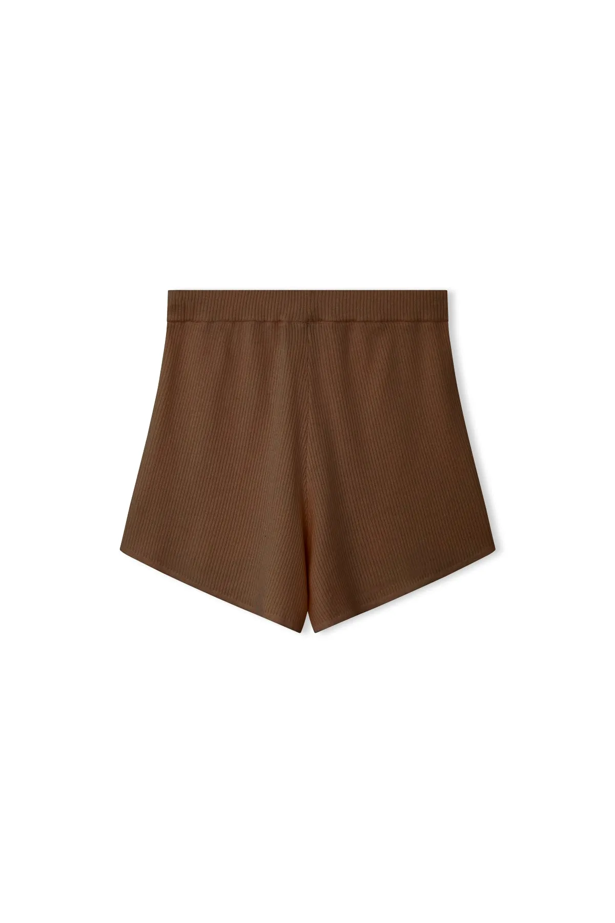 Signature Rib Knit Short - Chocolate sold by Zulu and Zephyr product image thumbnail 5