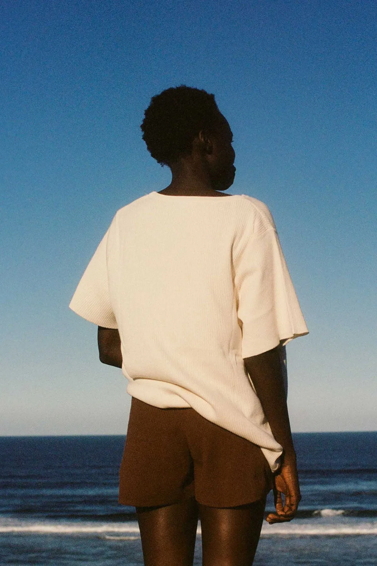 Signature Rib Knit Short - Chocolate sold by Zulu and Zephyr product image thumbnail 2