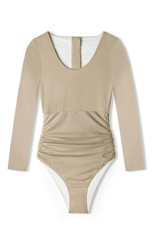 Aloe Ruched One Piece sold by Zulu and Zephyr