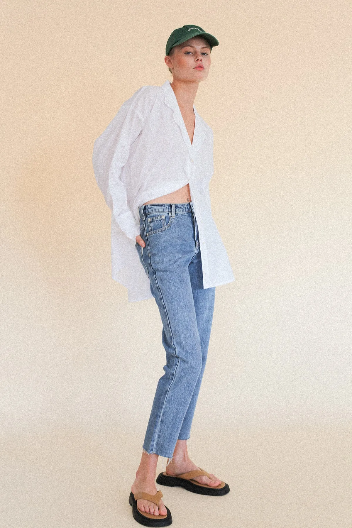 The Mid Rise Straight Leg Jean - Vintage Blue sold by Zulu and Zephyr product image thumbnail 3