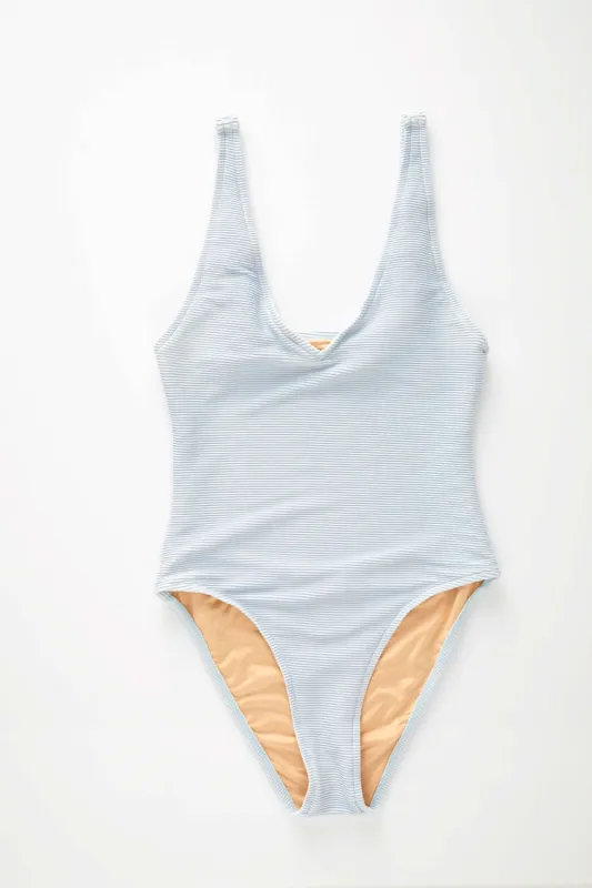 Signature Bikini Onepiece - Powder Blue sold by Zulu and Zephyr