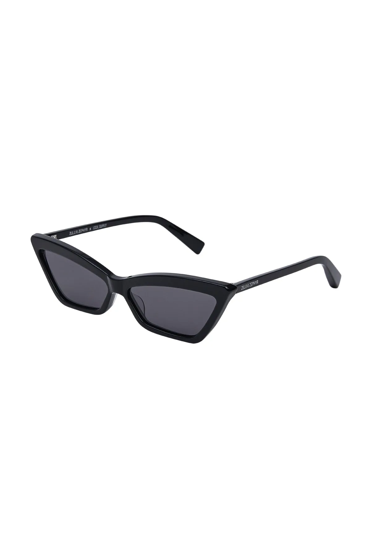 Slim Cat Eye Sunglasses - Black sold by Zulu and Zephyr product image thumbnail 5