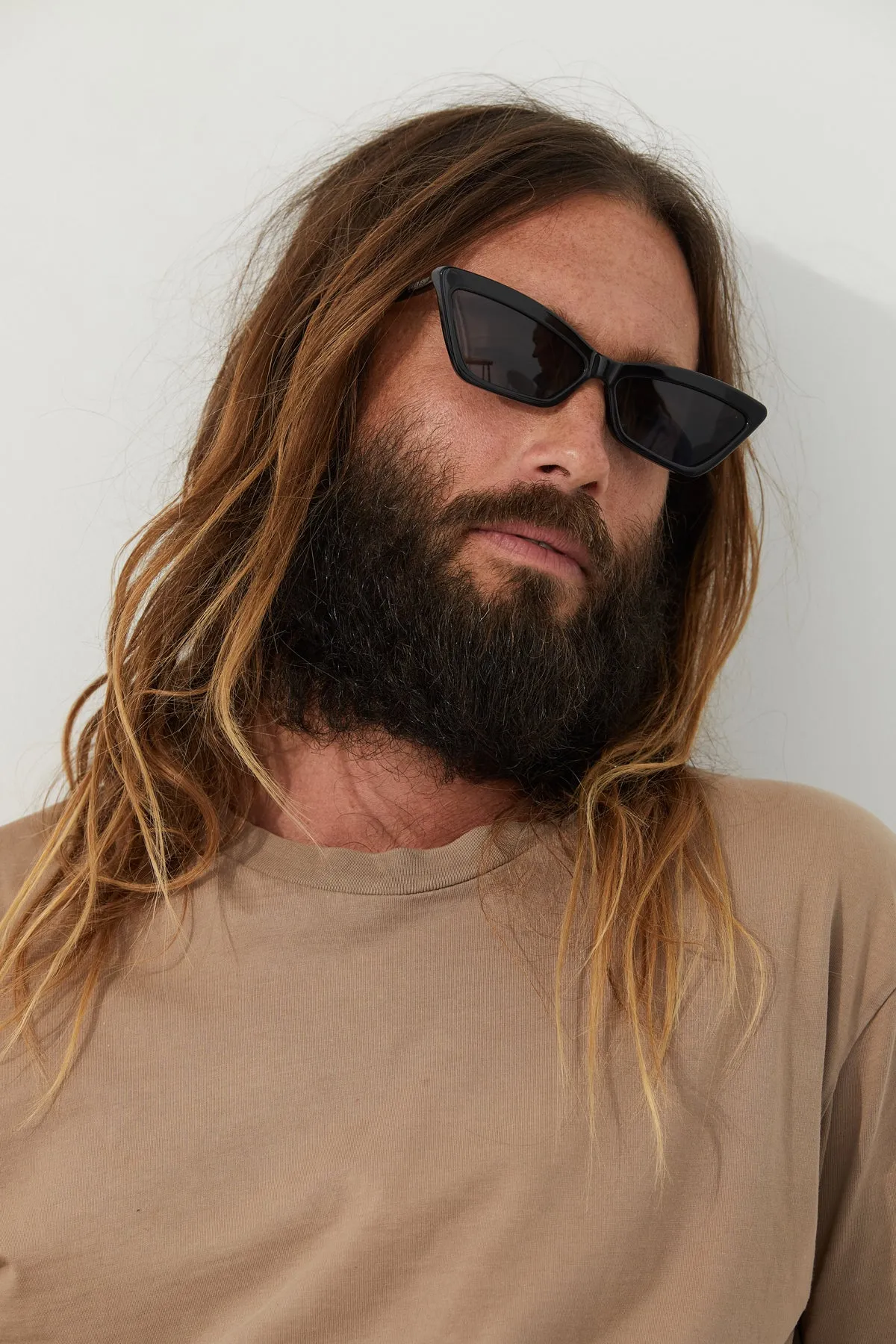 Slim Cat Eye Sunglasses - Black sold by Zulu and Zephyr product image thumbnail 3