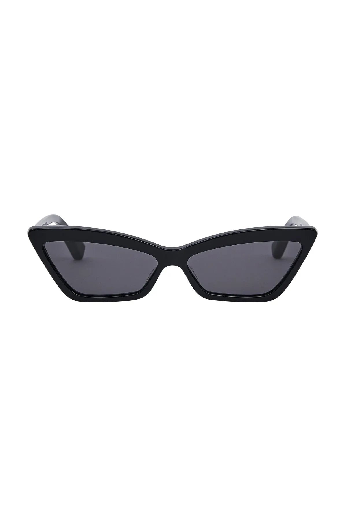 Slim Cat Eye Sunglasses - Black sold by Zulu and Zephyr