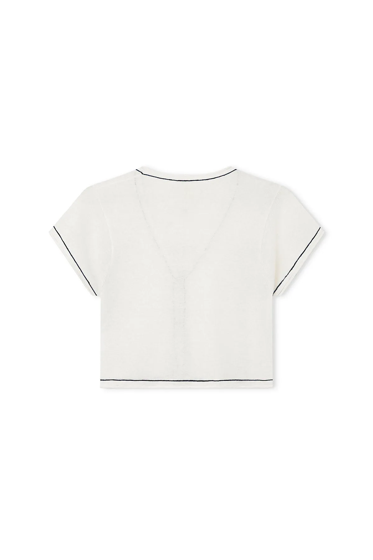 Milk Contrast Knit Top - Black sold by Zulu and Zephyr product image thumbnail 5