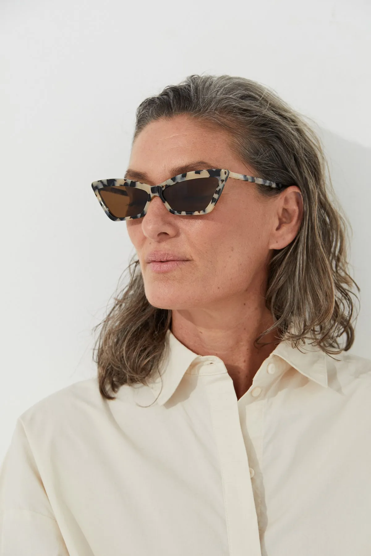 Slim Cat Eye Sunglasses - Tortoise sold by Zulu and Zephyr product image thumbnail 3