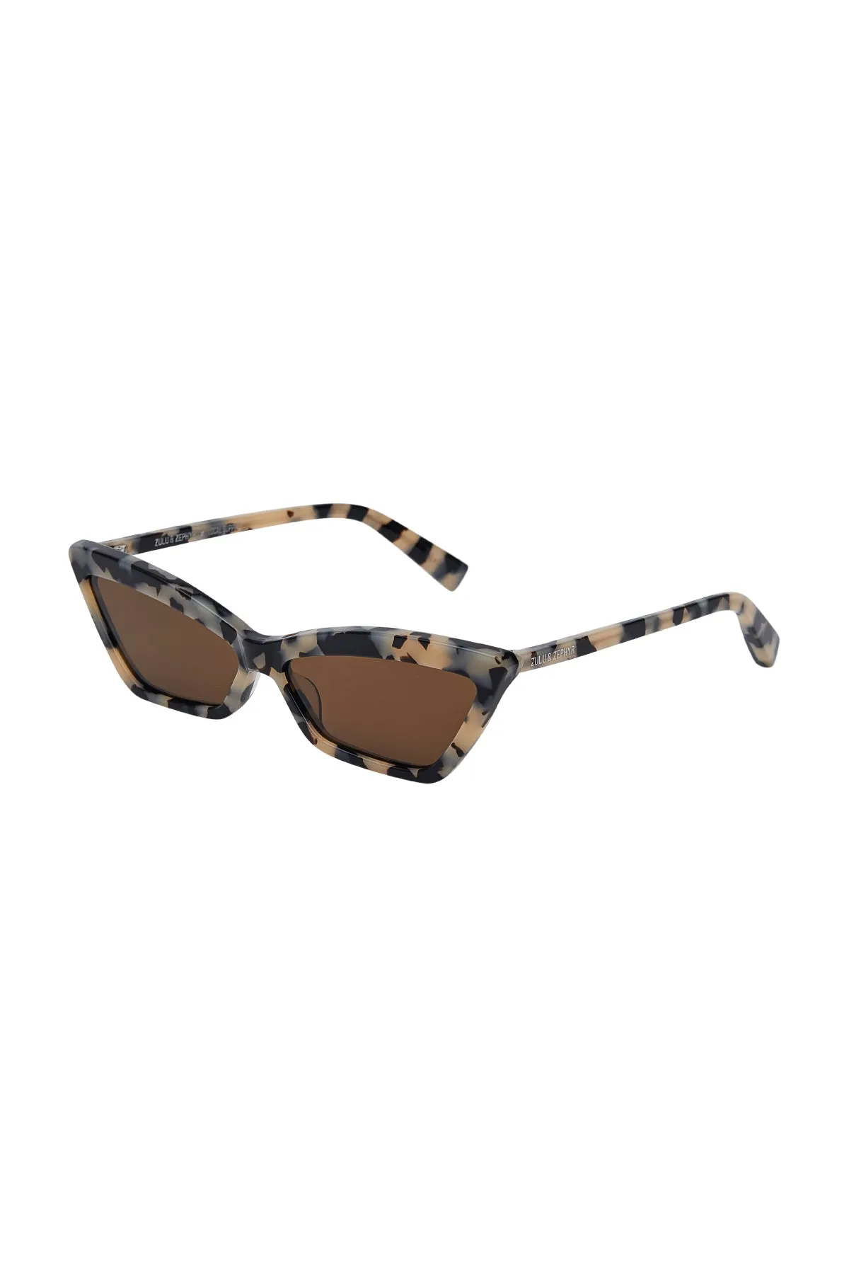 Slim Cat Eye Sunglasses - Tortoise sold by Zulu and Zephyr product image thumbnail 4