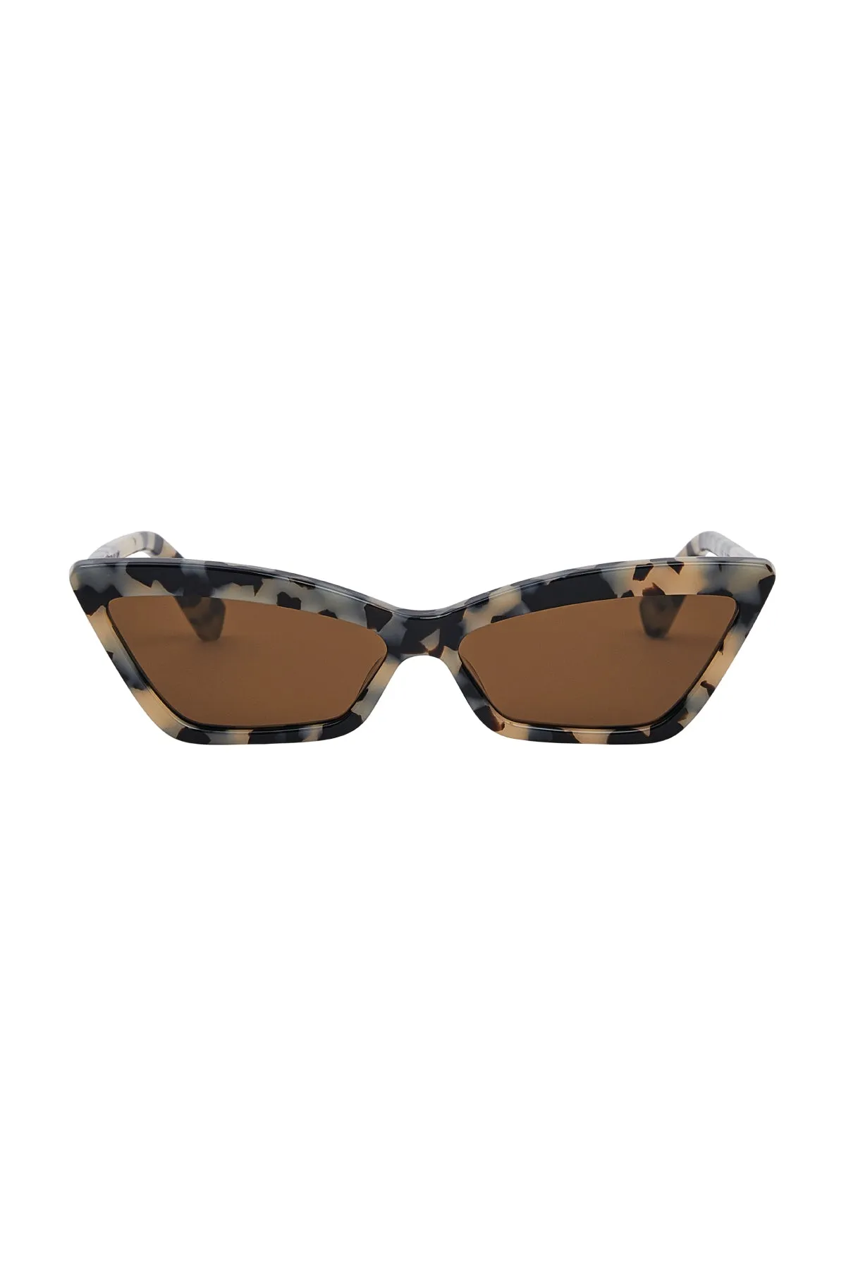 Slim Cat Eye Sunglasses - Tortoise sold by Zulu and Zephyr