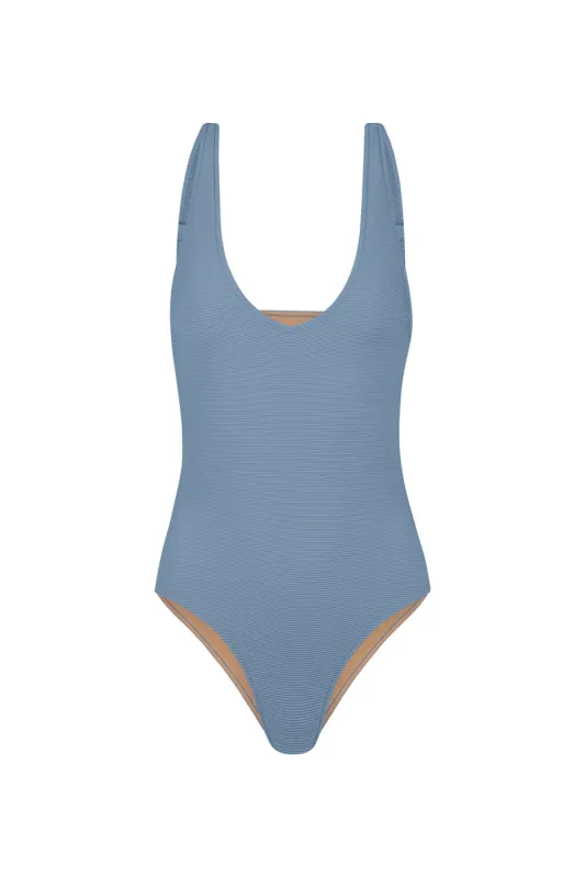 Signature Bikini One Piece - Denim sold by Zulu and Zephyr