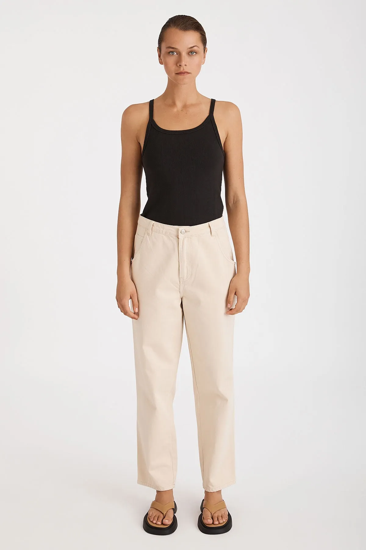 Recycled Cotton Utility Jean - Camel sold by Zulu and Zephyr product image thumbnail 4