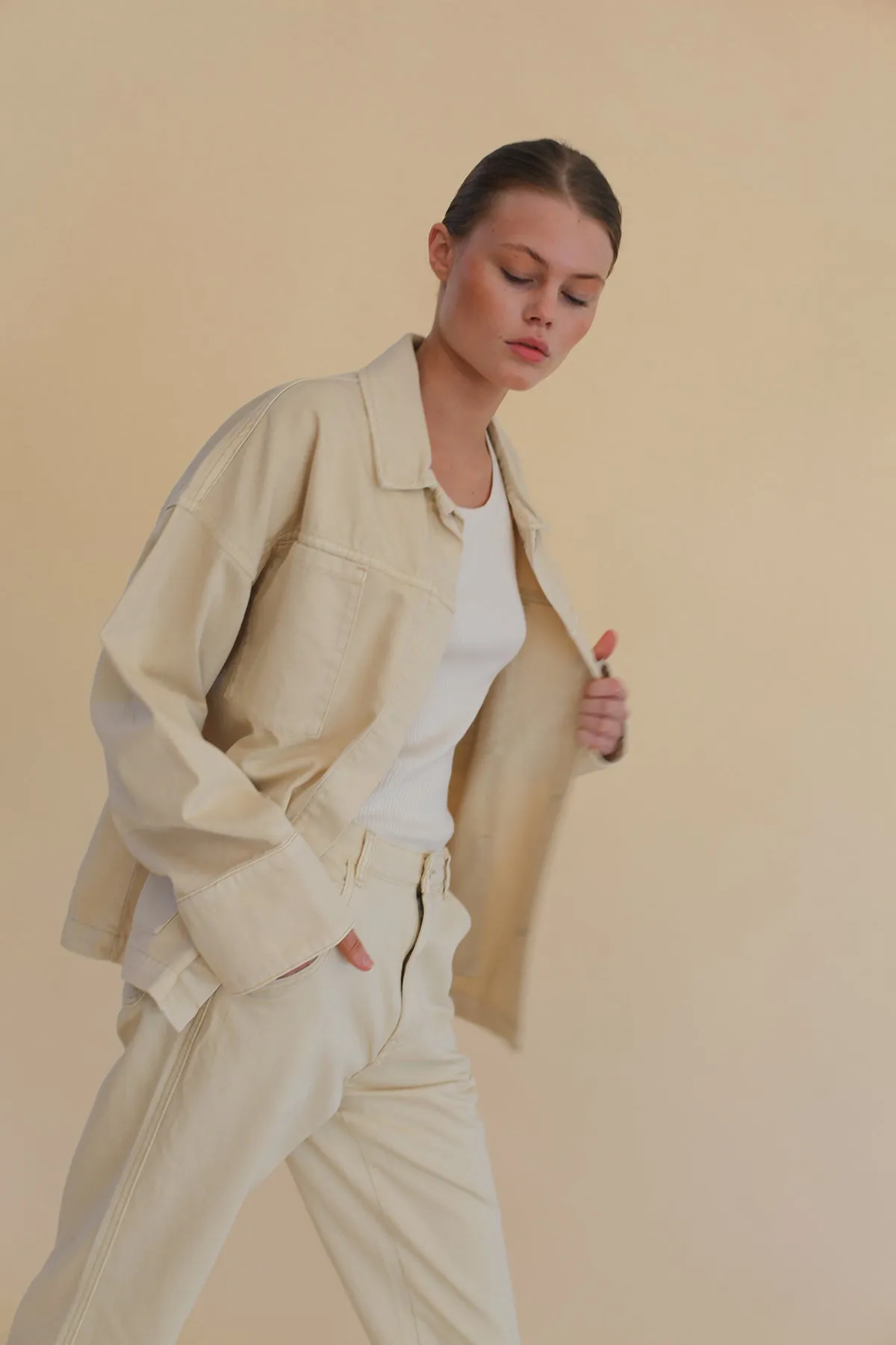 Recycled Cotton Utility Jean - Camel sold by Zulu and Zephyr product image thumbnail 2