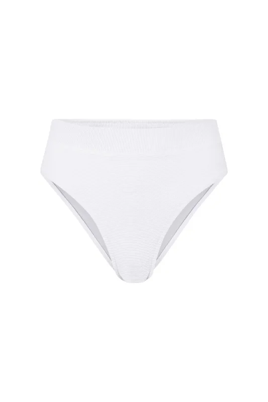 Signature High Waisted Brief - White sold by Zulu and Zephyr