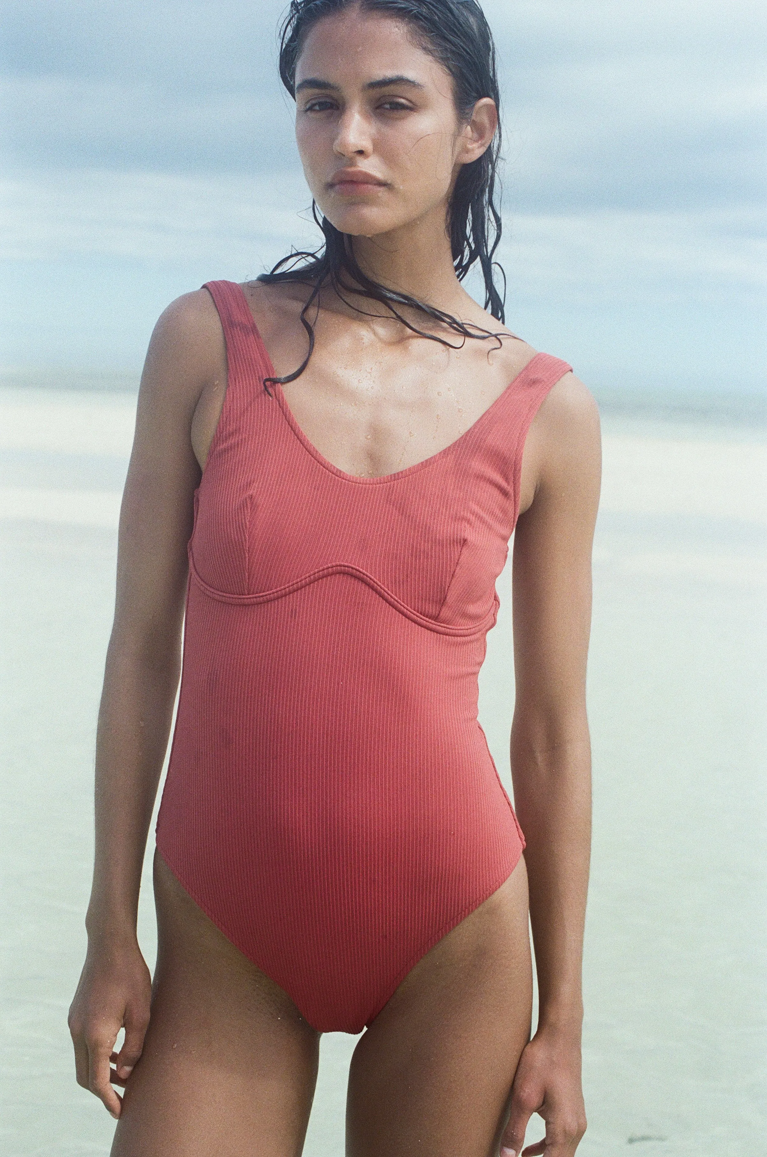 Signature Bralette One Piece - Earth Red sold by Zulu and Zephyr product image thumbnail 3