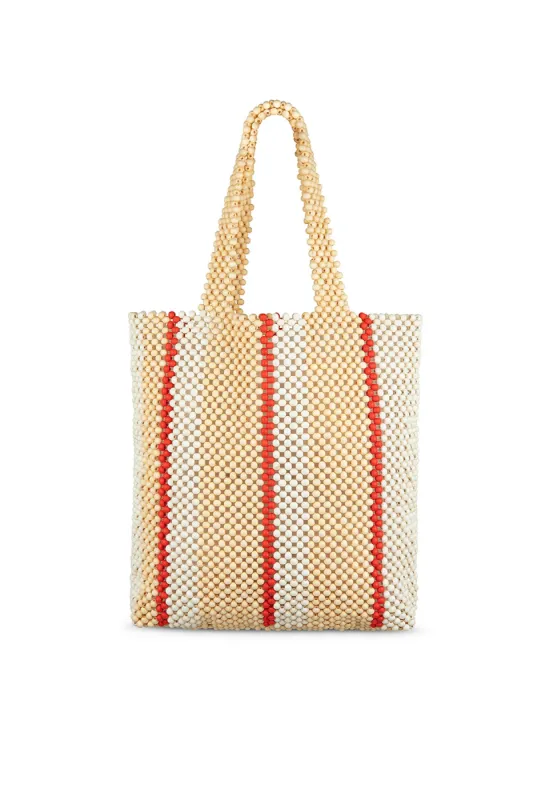 Large Beaded Tote Bag sold by Zulu and Zephyr