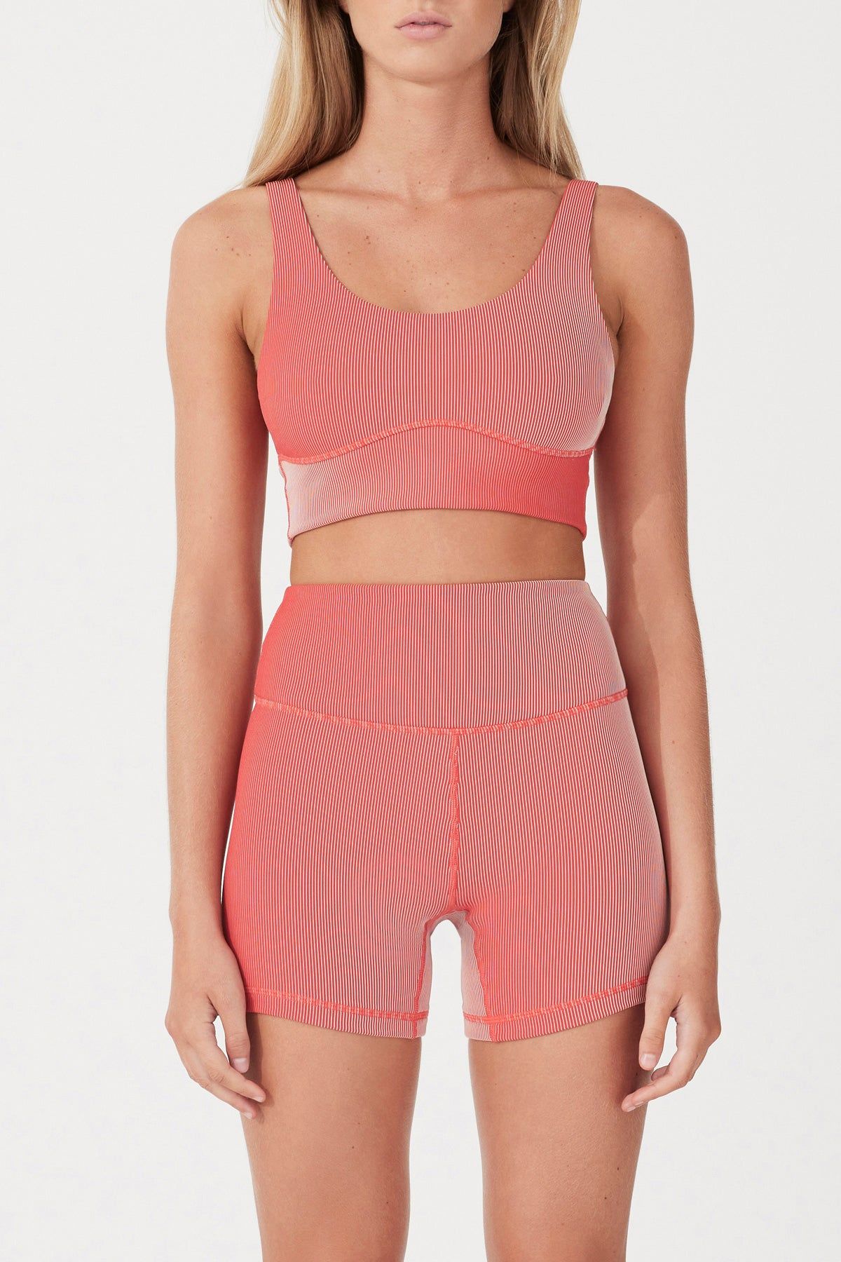 Rib Crop Top - Chilli Stripe sold by Zulu and Zephyr product image thumbnail 3