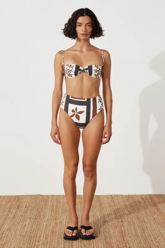 Sarong Flower Waisted Full Brief sold by Zulu and Zephyr