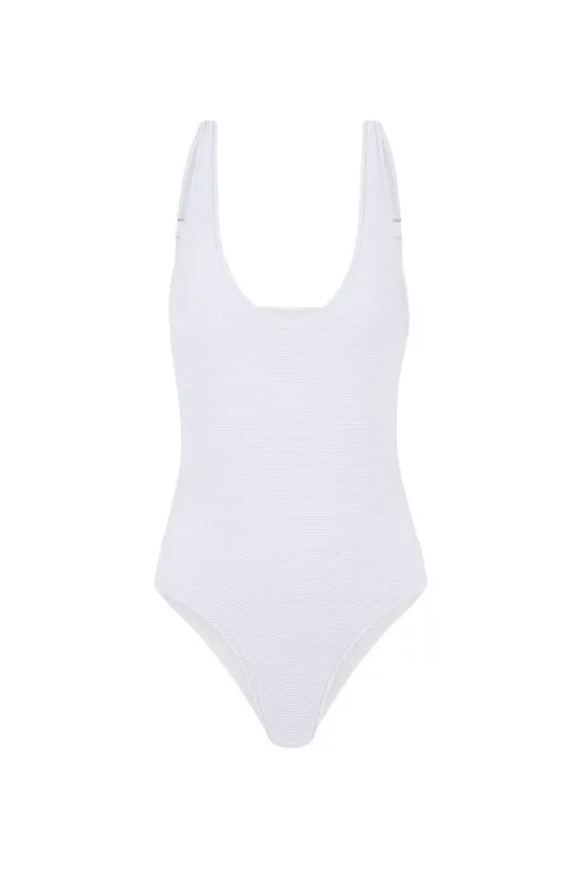 Signature Bikini One Piece - White sold by Zulu and Zephyr