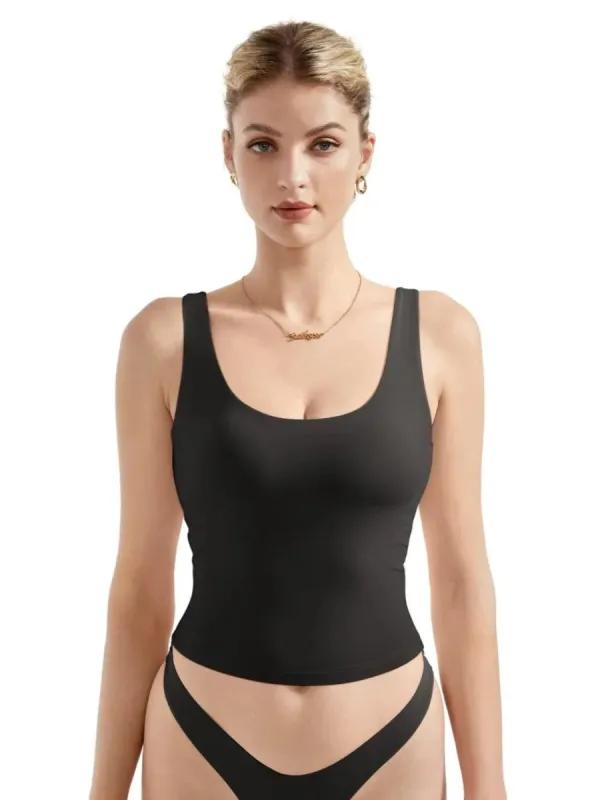 Buttery Soft U Neck Tank Top sold by Suuksess