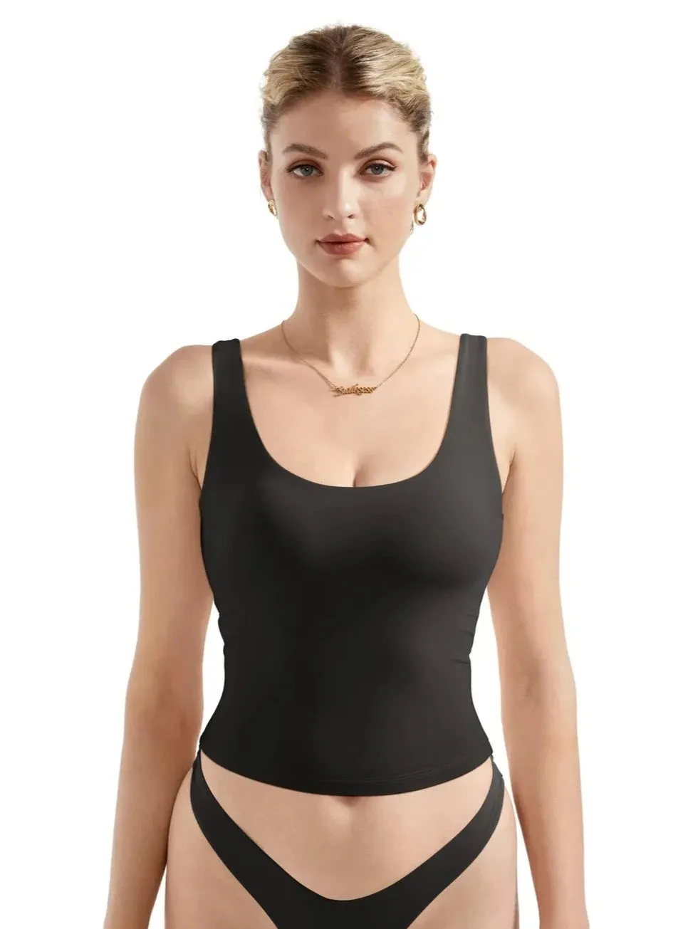 Buttery Soft U Neck Tank Top sold by Suuksess