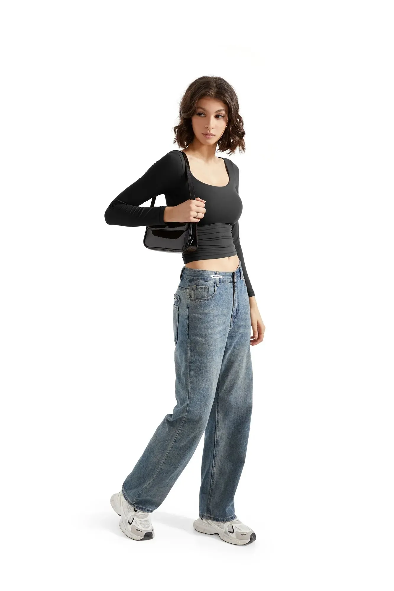 Buttery Soft Scoop Neck Shirt - Long Sleeve sold by Suuksess product image thumbnail 4
