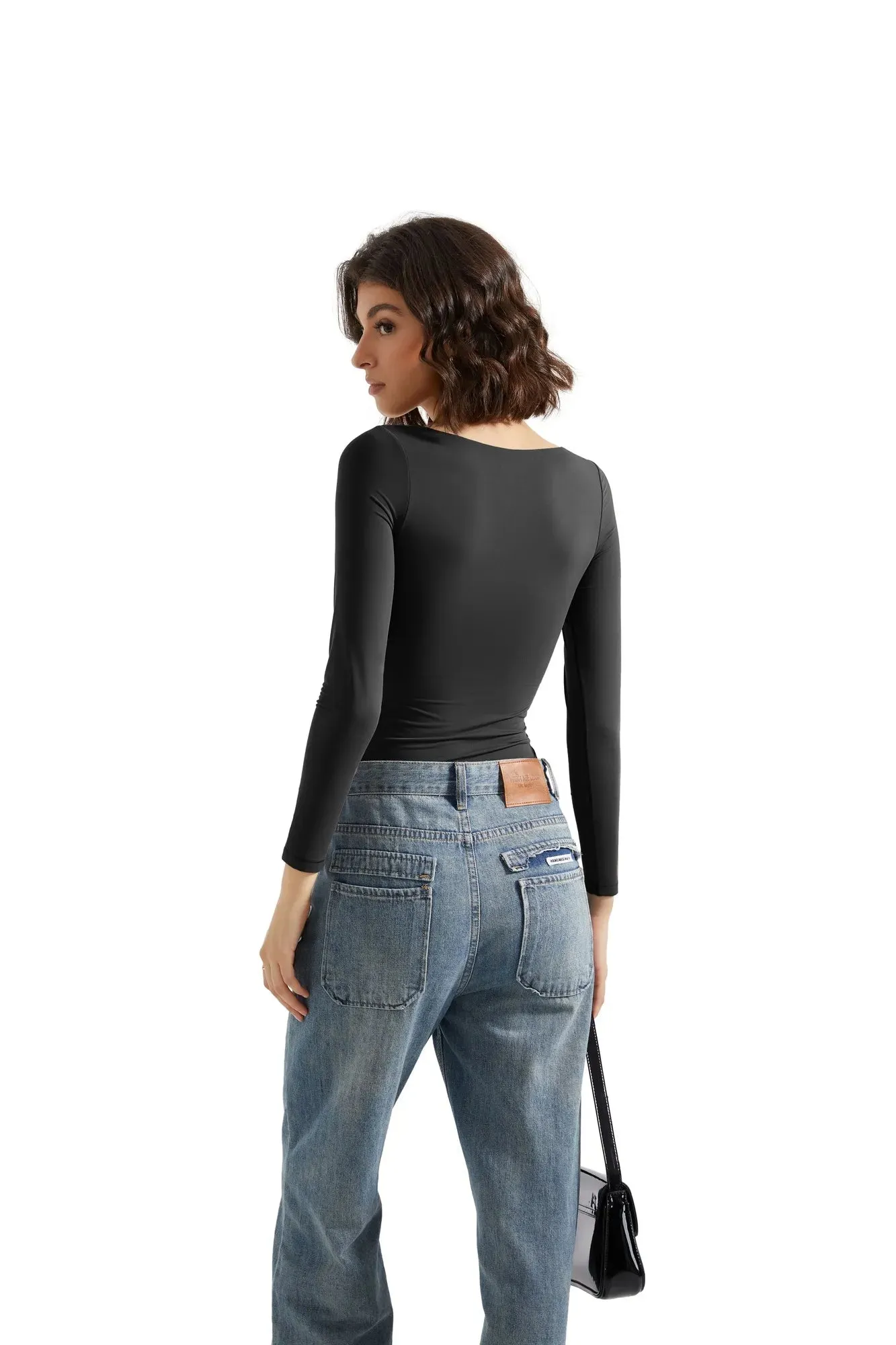 Buttery Soft Scoop Neck Shirt - Long Sleeve sold by Suuksess product image thumbnail 5