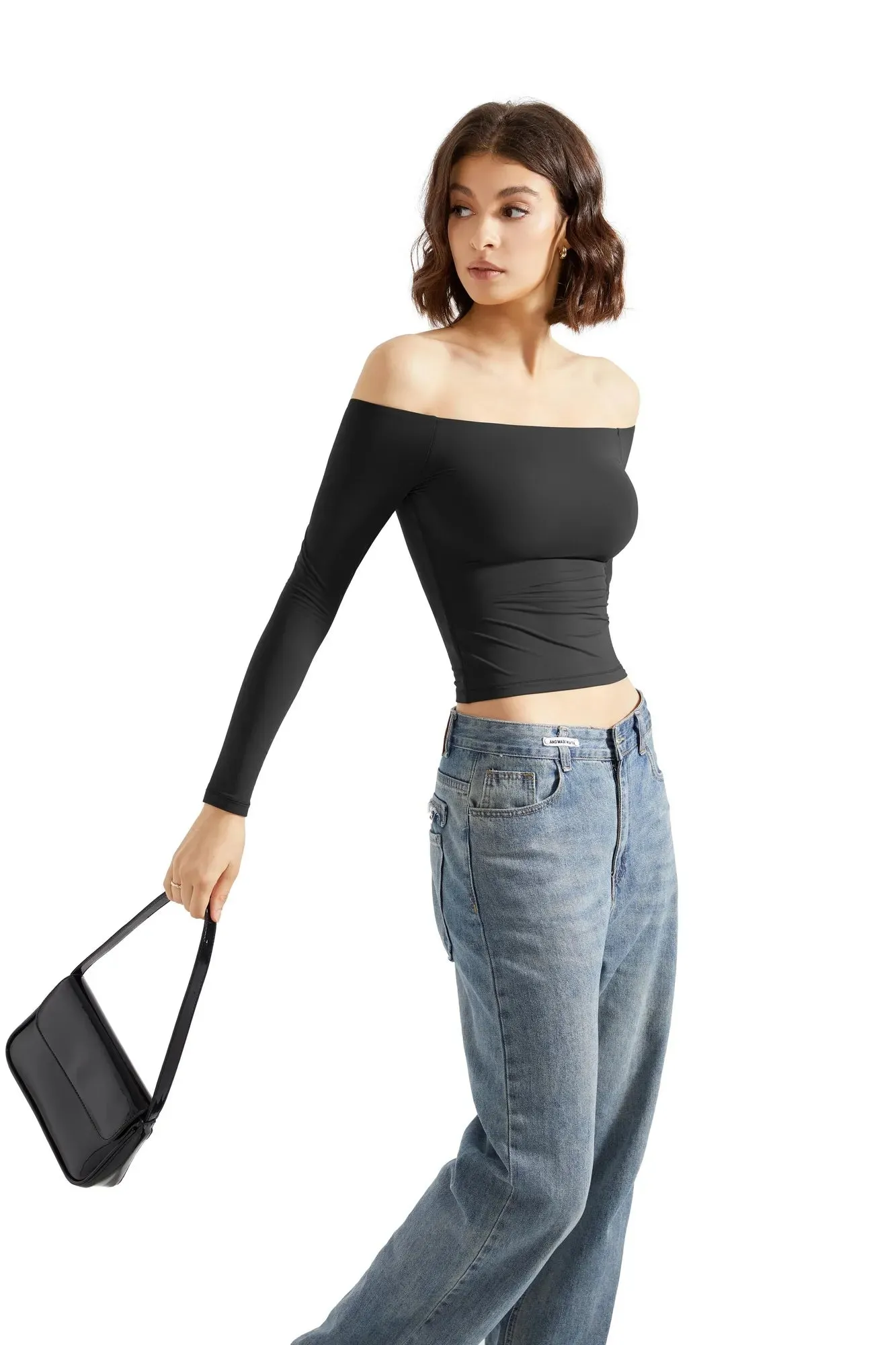 Buttery Soft Off Shoulder Shirt - Long Sleeve sold by Suuksess product image thumbnail 3