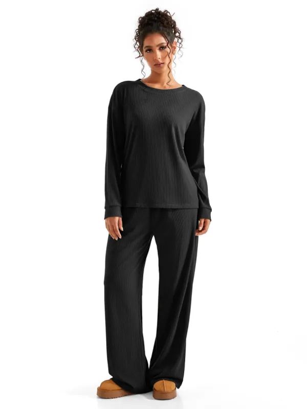 Ribbed Pajama Set sold by Suuksess