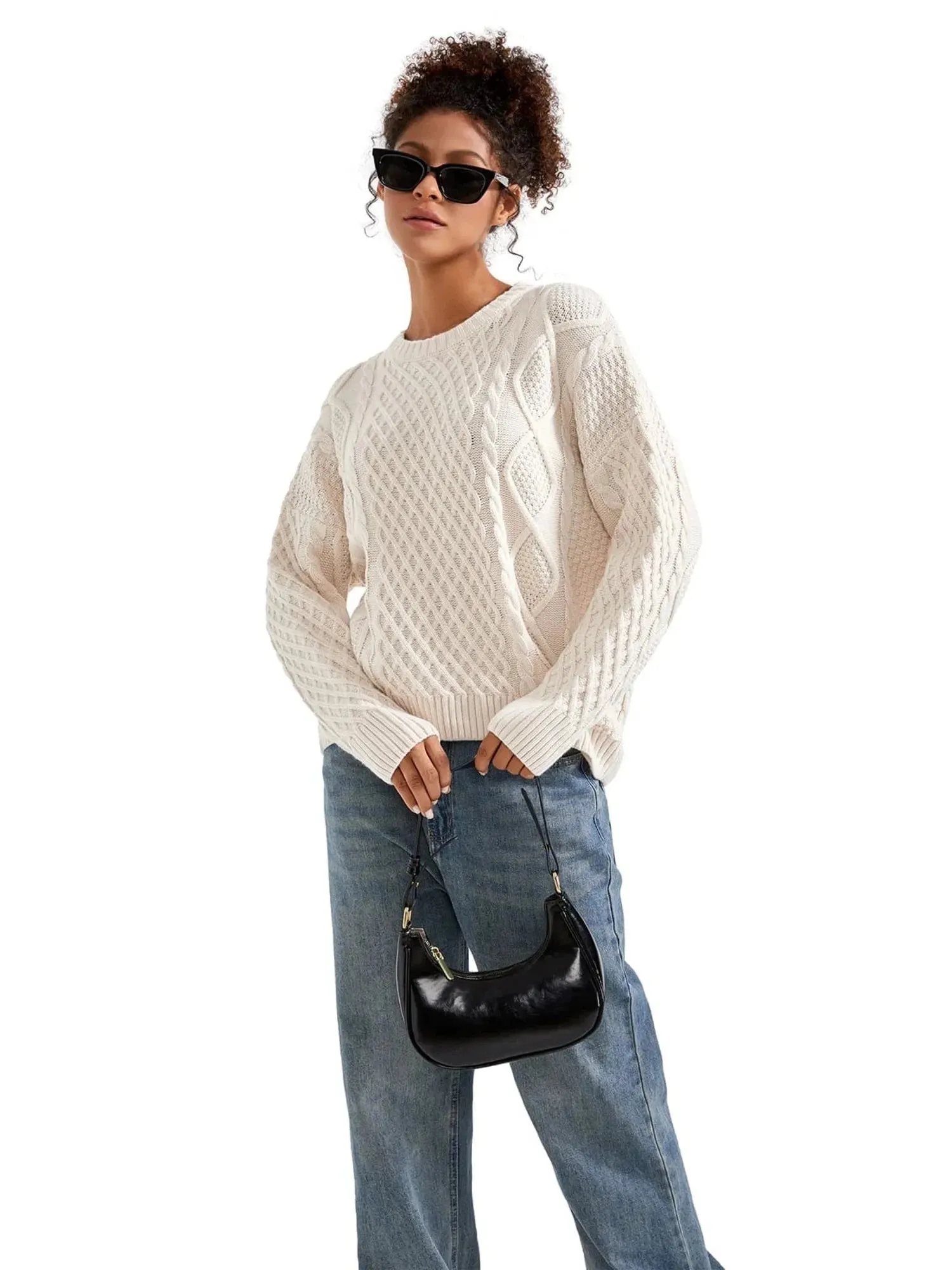 Cable Knit Sweater sold by Suuksess product image thumbnail 2