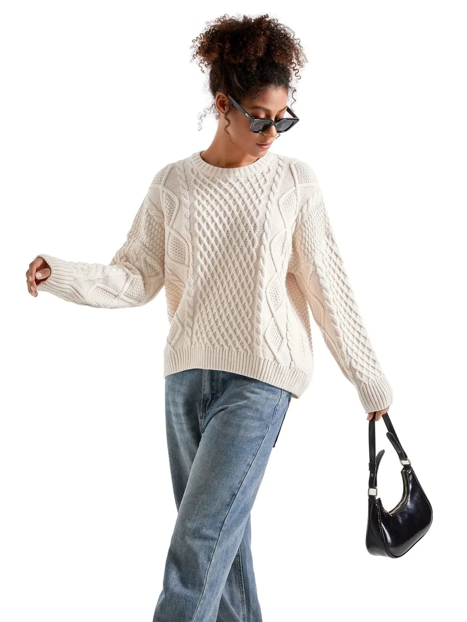 Cable Knit Sweater sold by Suuksess product image thumbnail 3