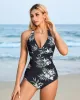 Floral Halter Push-Up Swimsuits sold by Suuksess
