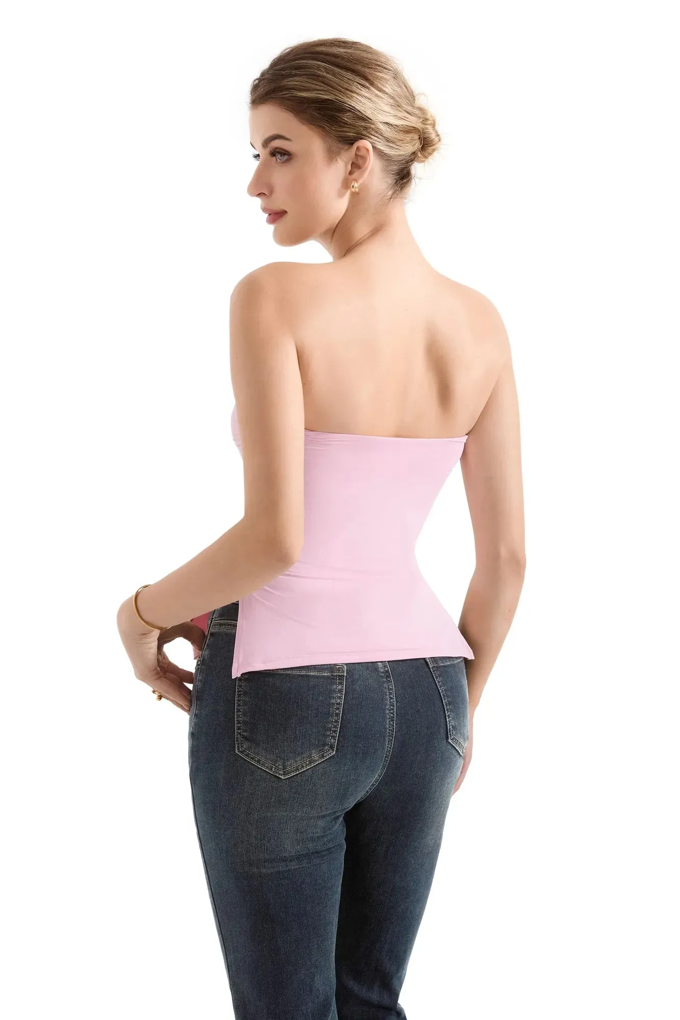 Buttery Soft Side Split Tube Top sold by Suuksess product image thumbnail 5