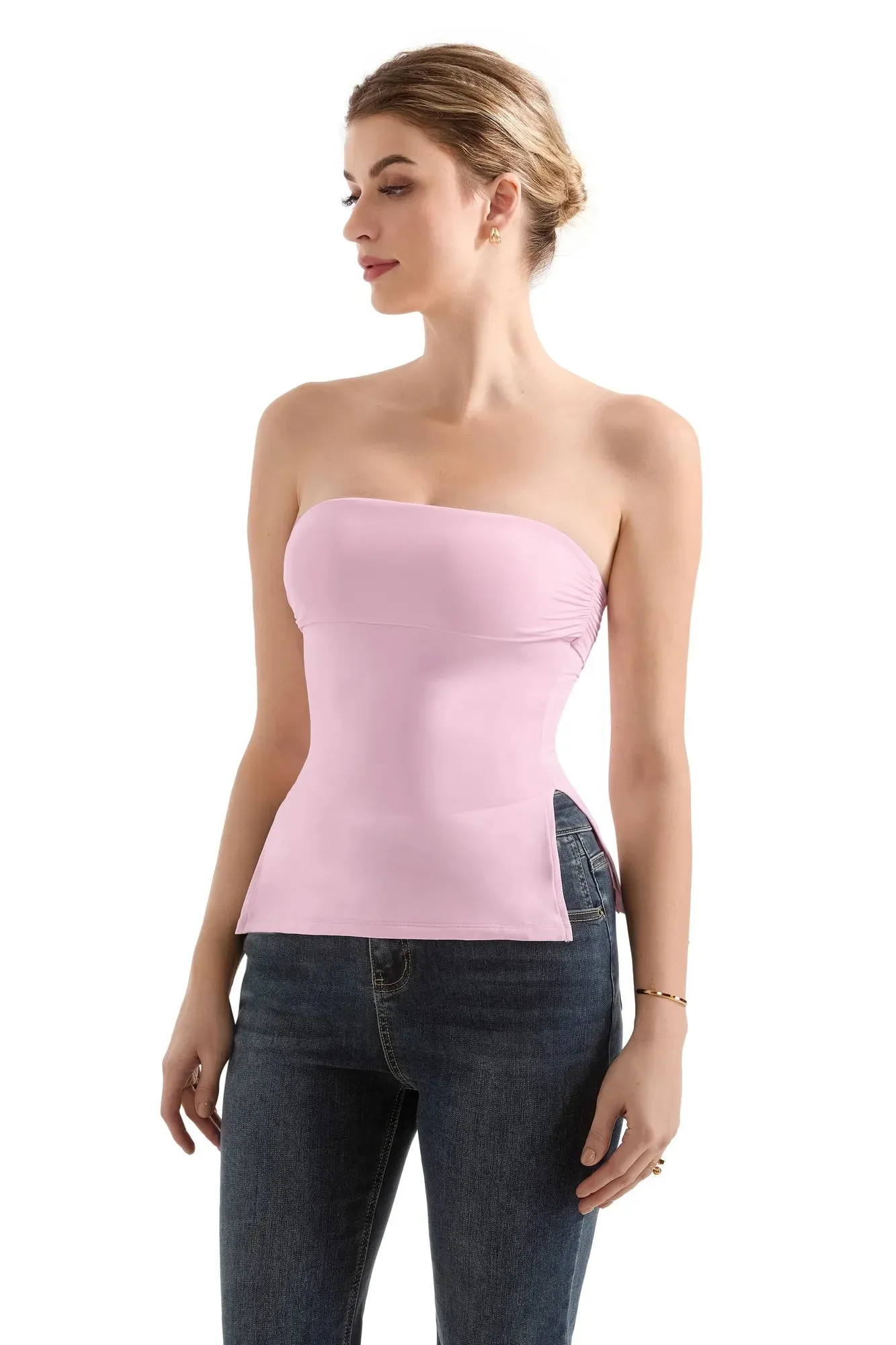 Buttery Soft Side Split Tube Top sold by Suuksess product image thumbnail 2