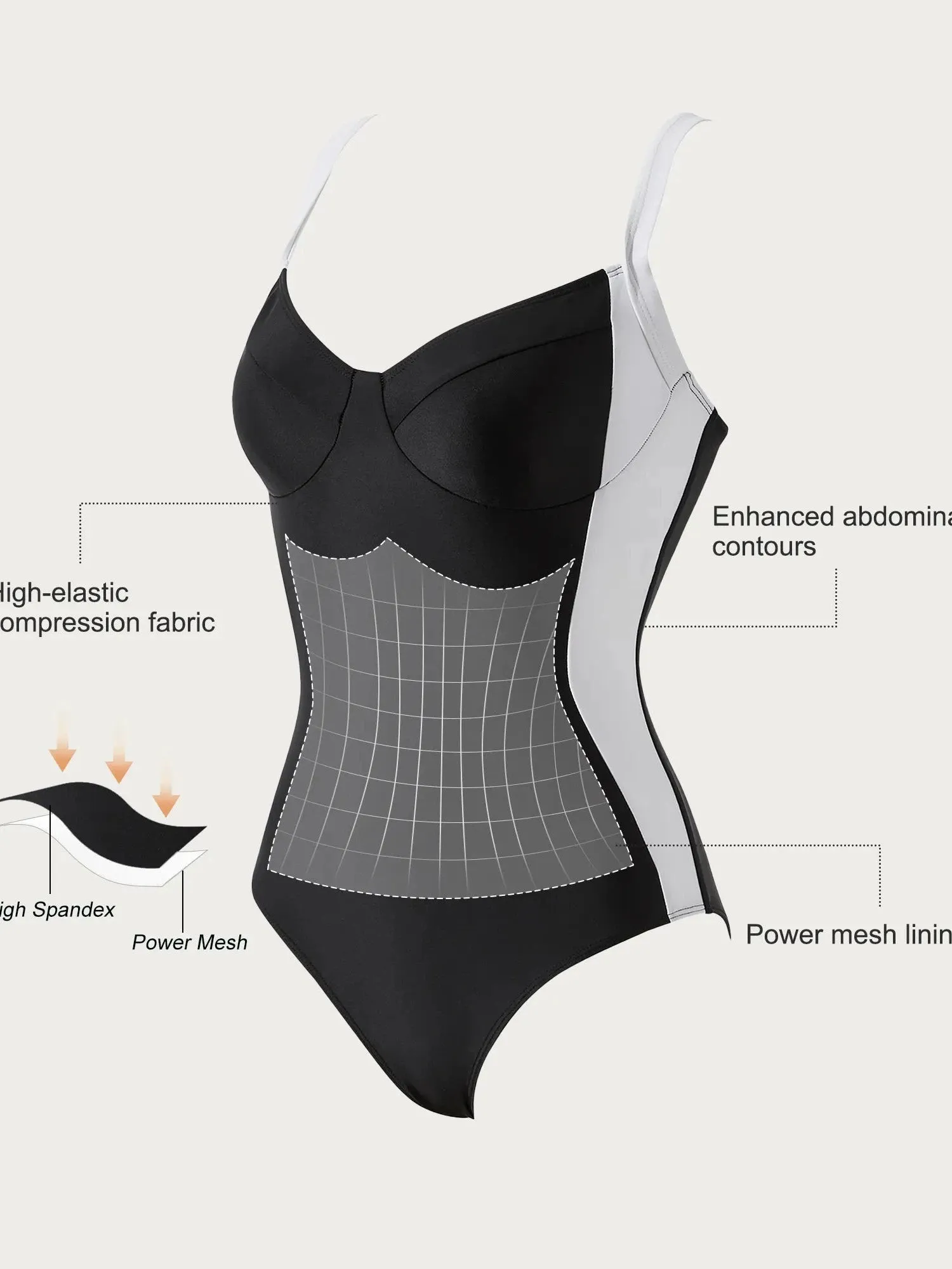 Crisscross Back Lining Bathing Suit sold by Suuksess product image thumbnail 3