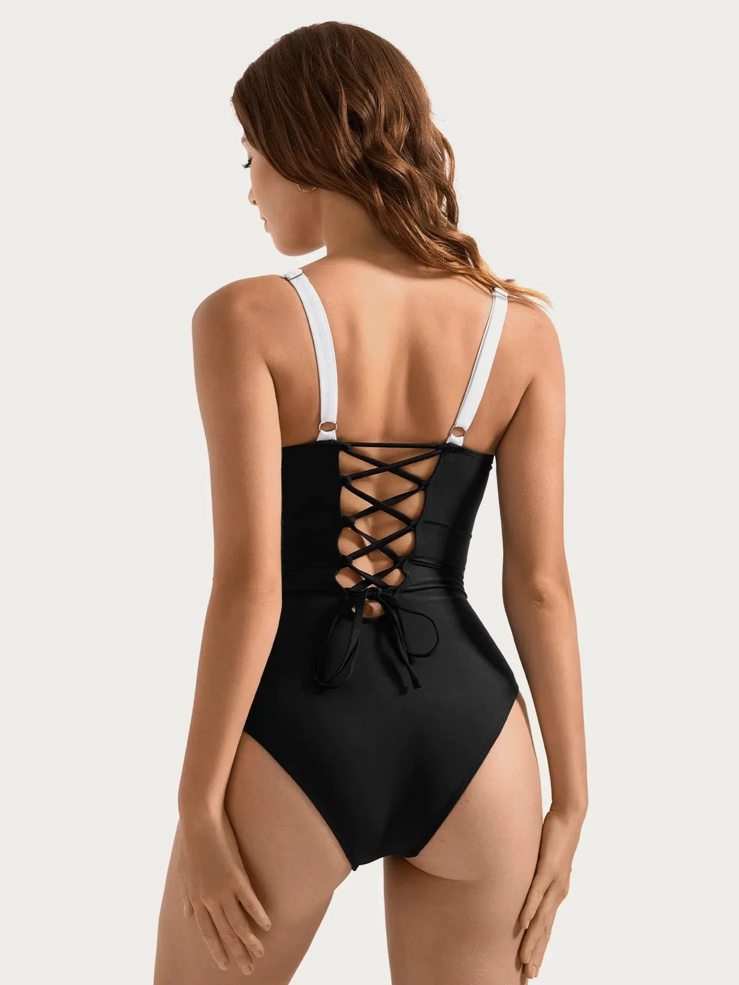 Crisscross Back Lining Bathing Suit sold by Suuksess product image thumbnail 2