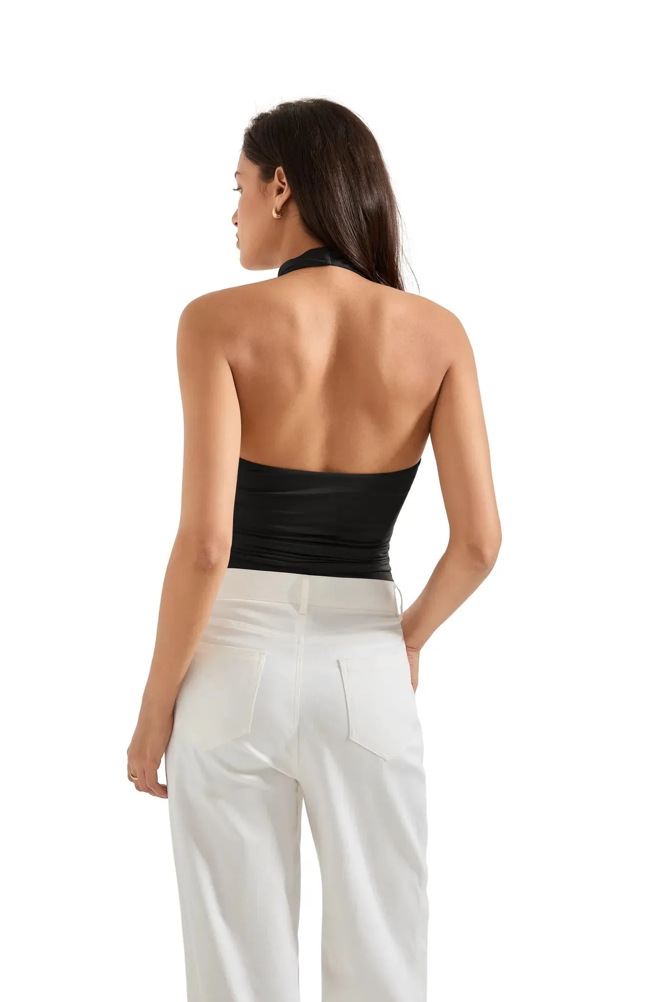 Buttery Soft Cowl Neck Tank Top sold by Suuksess product image thumbnail 2