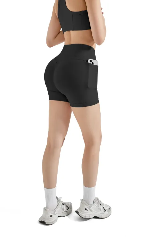 Seamless Hidden Scrunch Shorts sold by Suuksess
