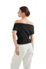 SUUKSESS Women Off The Shoulder Summer Tops One Shoulder T Shirt Casual Short Sleeve Boat Neck Tees sold by Suuksess