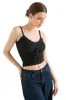 Crochet Cami V Neck Tank Top sold by Suuksess