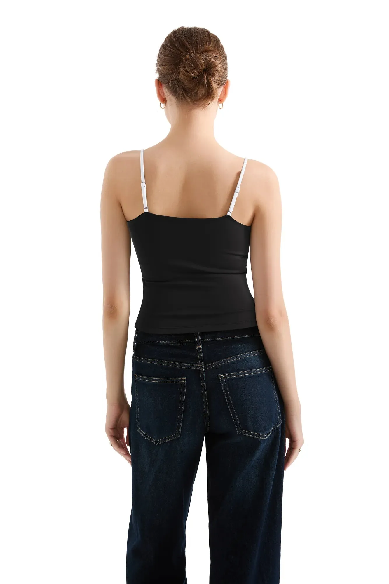 Buttery Soft Cami Color Block Tank Top sold by Suuksess product image thumbnail 5