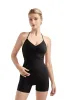 Ribbed Halter Backless Workout Set sold by Suuksess