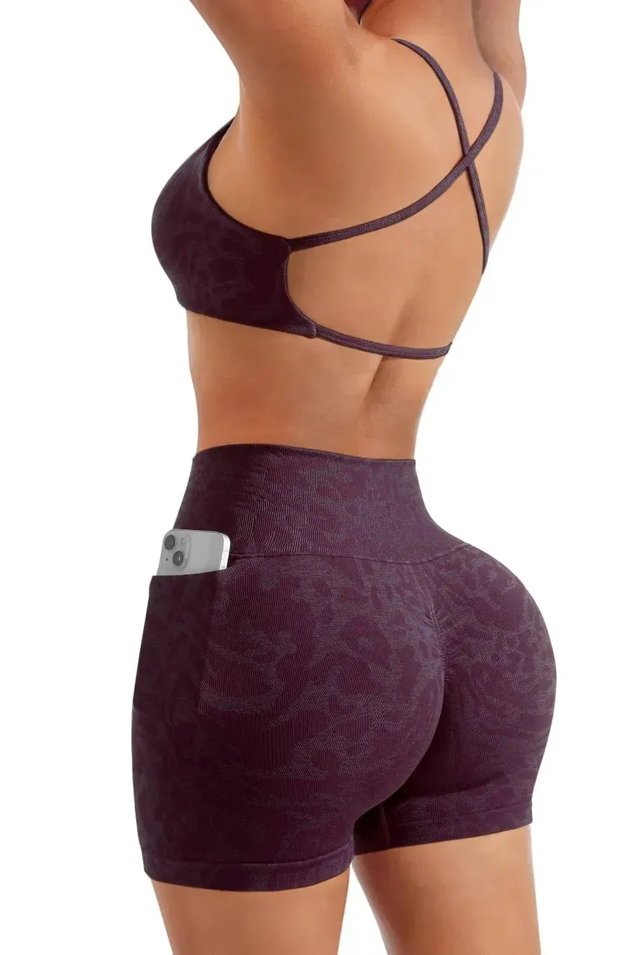 Strappy Sports Bra Workout Sets sold by Suuksess product image thumbnail 5